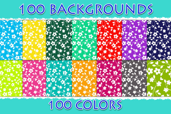 100 Floral Digital Paper: Elevating Modern Creative Projects with High-Resolution Assets