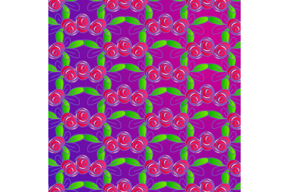 Colorful Pattern Floral Design for Print and Retail