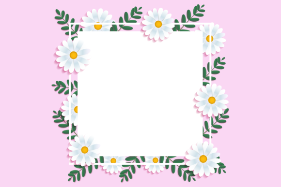 Elevating Visual Communication with the Beautiful Floral Card with Frame