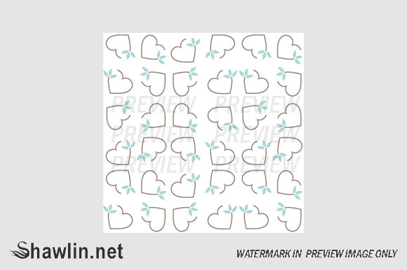 Evaluating the Decorative Heart and Floral Background Asset for Professional Design
