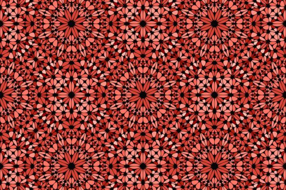 Evaluating the Red Seamless Floral Mandala Pattern for Design Projects