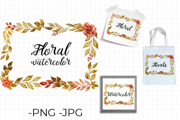 Evaluating Watercolor Floral Autumn Fall Frame 2 for Professional Design Projects