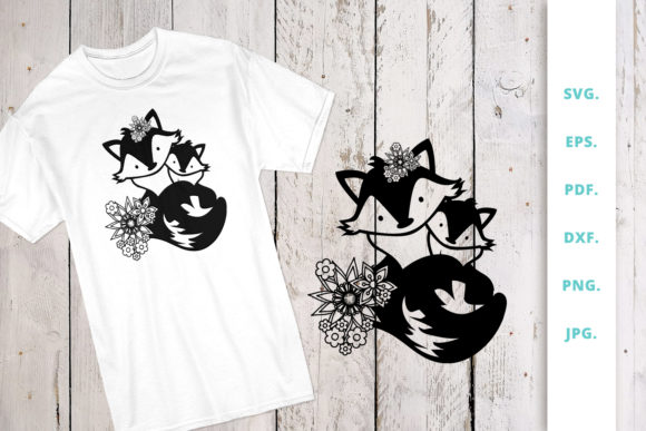 Floral Cute Fox: A Versatile Design Asset for Creative Projects