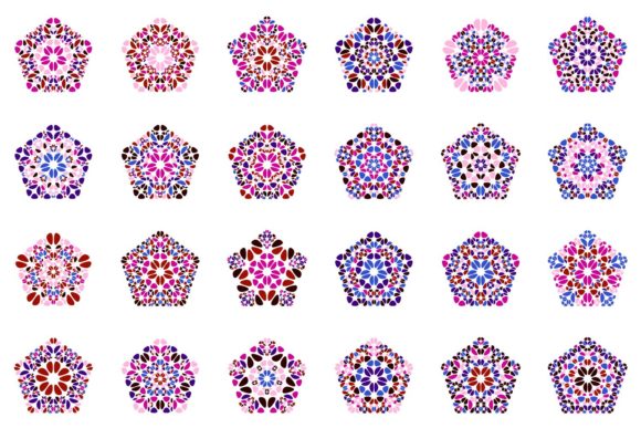Mastering Geometric Botanicals: A Guide to 24 Floral Pentagon Designs and Vector Templates