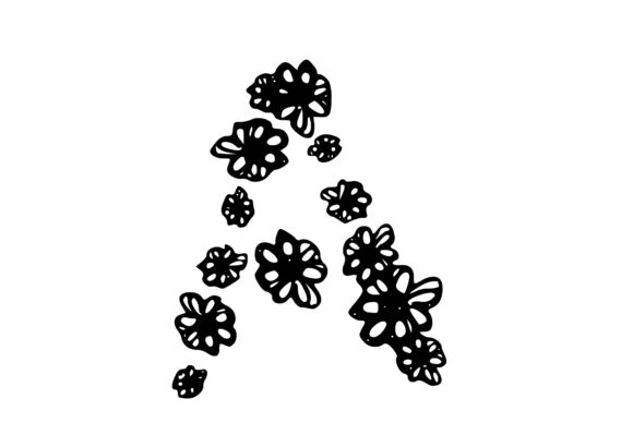 Mono Letter ‘a’ Floral Flower Letter: Creative Uses