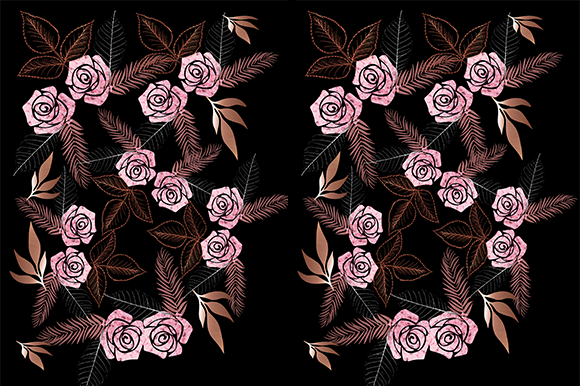 Pink Bronze Floral Print: Practical Applications for Digital and Physical Design